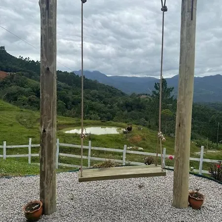 Cabana recanto do arruda para casal em Águas mornas-3